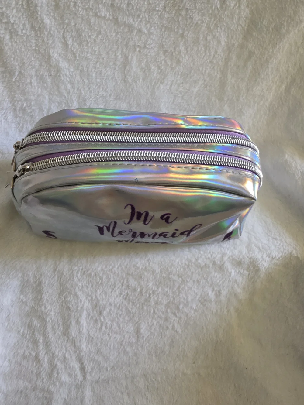 Fun 'I'm In a Mermaid Mood' Cosmetic Pouch Nwot